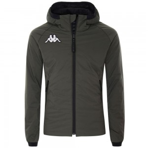 Men Kappa 6 Cento 660h Jacket Green | XK0125973