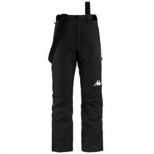 Men Kappa 6 Cento 664 Pants Black | PM7428190