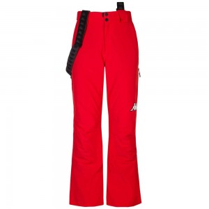 Men Kappa 6 Cento 664 Pants Red | FN8103429