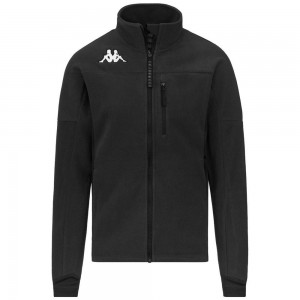 Men Kappa 6 Cento 687 Jacket Black | ZU2859306