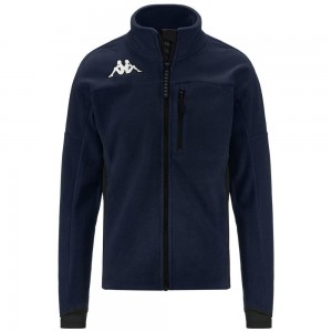 Men Kappa 6 Cento 687 Jacket Navy | MB4856397