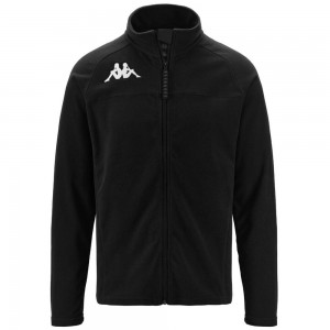 Men Kappa 6 Cento 687fz Jacket Black | XZ6721593