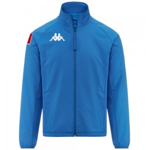 Men Kappa 6 Cento 687wp Ita Jacket Blue | RI3492651