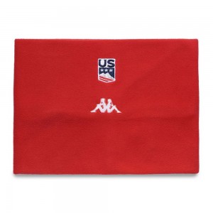 Men Kappa 6 Cento Cold Us Scarves Red | VC3561780