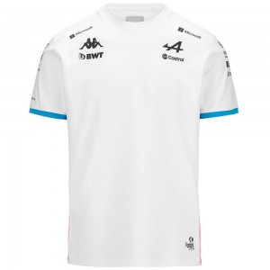 Men Kappa Adiry Alpine F1 T-Shirt White | DG6430721