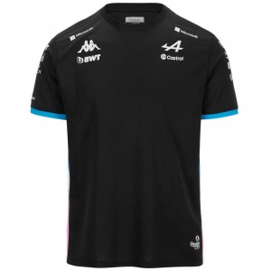 Men Kappa Adolim Alpine F1 Jersey Black | FX1264375