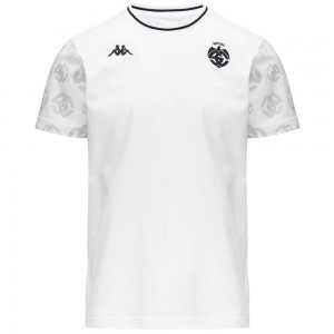 Men Kappa Amepaz Spezia T-Shirt White | XD7983164