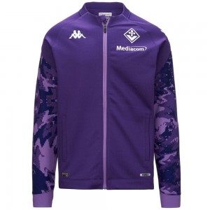 Men Kappa Arunopre Pro 7 Fiorentina Jacket Purple | SQ4863720