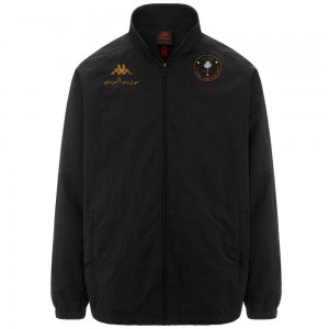 Men Kappa Authentic Fant Sole Dxb Jacket Black | OJ1634827