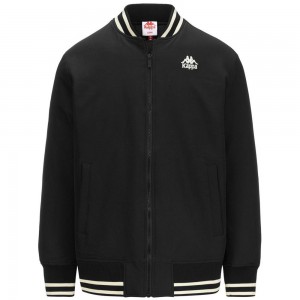 Men Kappa Authentic Gomin Jacket Black | ZW3162549