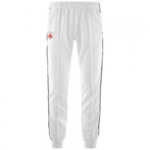 Men Kappa Authentic Leo Pants White | DI1920653