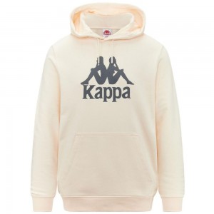 Men Kappa Authentic Malmo 2 Hoodie Beige | NA3087951