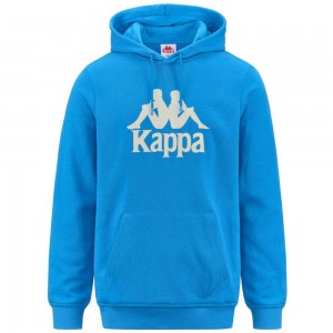 Men Kappa Authentic Malmo 2 Hoodie Blue | YS1376520