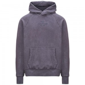 Men Kappa Authentic Premium Lome Hoodie Grey | PV0658792