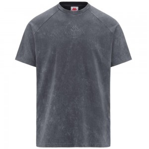 Men Kappa Authentic Premium Lope T-Shirt Grey | MD4169523