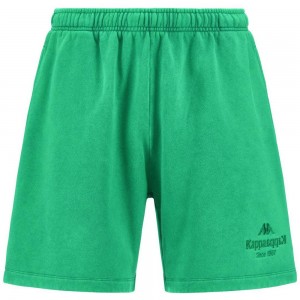 Men Kappa Authentic Premium Lou Shorts Green | BY3079682