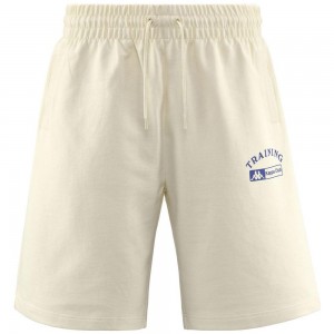 Men Kappa Authentic Spire Organic Shorts Beige | AW3598672