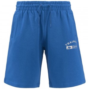 Men Kappa Authentic Spire Organic Shorts Blue | SF0719843