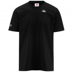 Men Kappa Authentic Tayloryx T-Shirt Black | DR0543716