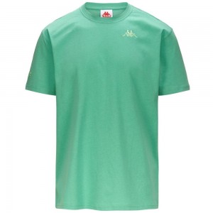 Men Kappa Authentic Tayloryx T-Shirt Green | YT8924631