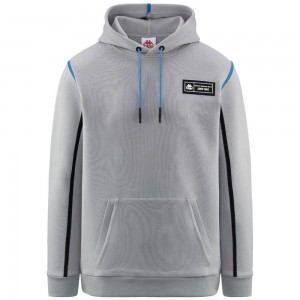 Men Kappa Authentic Tech Zedek Hoodie Grey | WA3608914