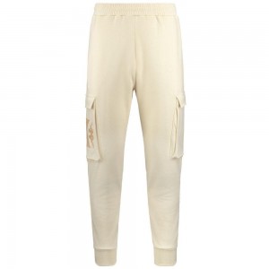 Men Kappa Authentic Vuklo Pants Beige | IA7095261