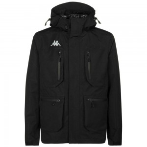 Men Kappa Bacriver Jacket Black | KY9572843