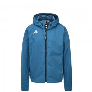 Men Kappa Bocou Jacket Blue | WV7342801