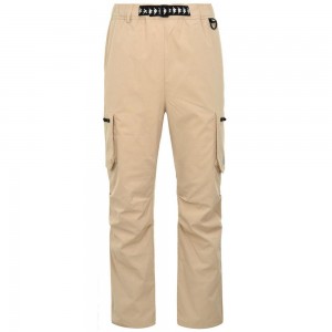 Men Kappa Bringoos Pants Beige | AK9814623