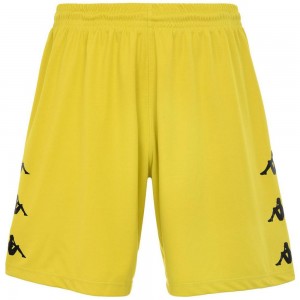 Men Kappa Dorgo Shorts Yellow | MW3045297