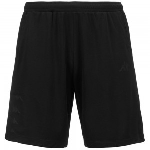 Men Kappa Elmo Shorts Black | FT3967504