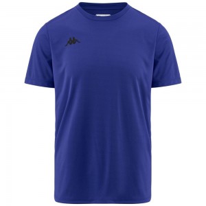 Men Kappa Eocene T-Shirt Blue | AB5306294