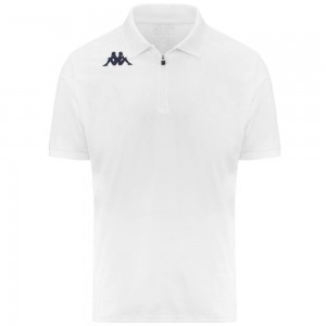 Men Kappa Epado Polo Shirt White | TZ9278015