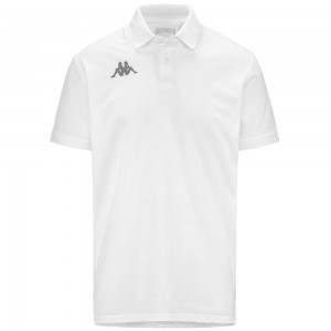 Men Kappa Fimes Polo Shirt White | UE8720965