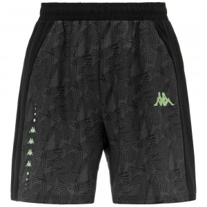 Men Kappa Kombat Felmo Shorts Black | YE8356094