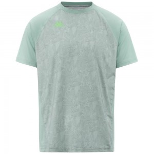 Men Kappa Kombat Filo Jersey Green | XT6015248