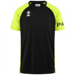 Men Kappa Kombat Padel Dago Jersey Black | KI3968721