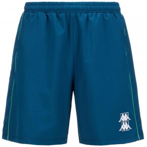 Men Kappa Kombat Padel Fivio Shorts Blue | AM6740182