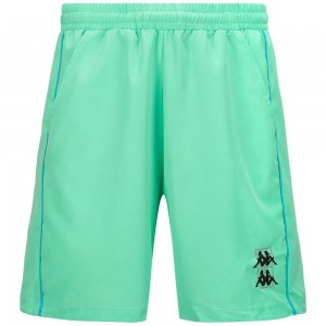 Men Kappa Kombat Padel Fivio Shorts Green | YK8549716