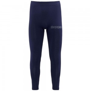 Men Kappa Kombat Skin Bant Joggers Navy | FM7852036