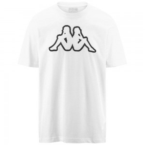 Men Kappa Logo Amberis T-Shirt White | WS3826147