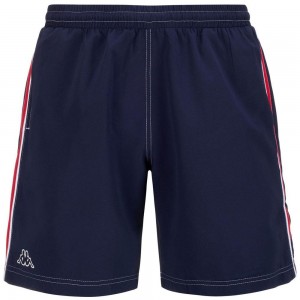 Men Kappa Logo Balicriz Swimwear Navy | JZ9032456