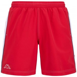 Men Kappa Logo Balicriz Swimwear Red | RA0985147