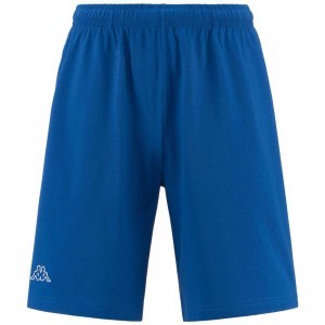 Men Kappa Logo Cabog Shorts Blue | UI2974063