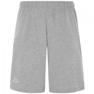 Men Kappa Logo Cabog Shorts Grey | VW8376241