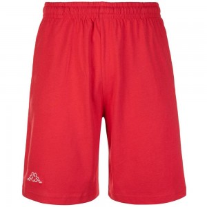 Men Kappa Logo Cabog Shorts Red | RQ6127905