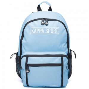 Men Kappa Logo Cloyster Backpack Blue | YK2054189