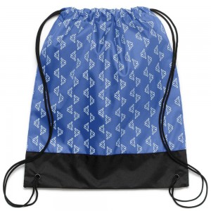 Men Kappa Logo Dacut Backpack Blue | UM1296450