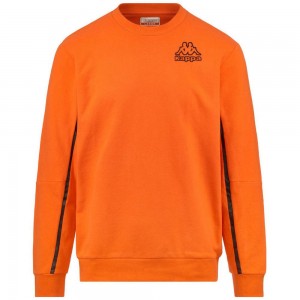 Men Kappa Logo Damian Sweater Orange | PH0948573