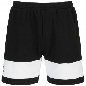 Men Kappa Logo Drit Shorts Black | SP9234068